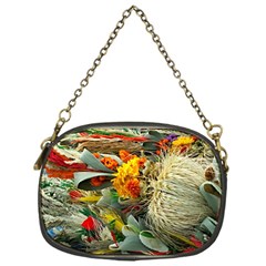 Flower Color Nature Plant Crafts Chain Purse (One Side)