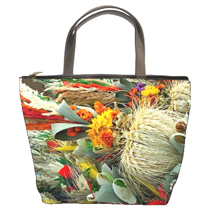 Flower Color Nature Plant Crafts Bucket Bag