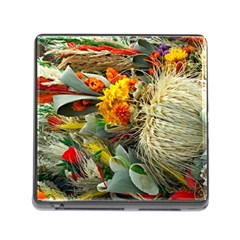 Flower Color Nature Plant Crafts Memory Card Reader (Square 5 Slot)