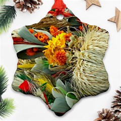 Flower Color Nature Plant Crafts Ornament (Snowflake)