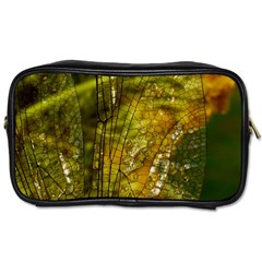 Dragonfly Dragonfly Wing Close Up Toiletries Bag (one Side) by Sapixe