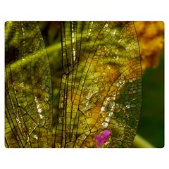 Dragonfly Dragonfly Wing Close Up Double Sided Flano Blanket (medium)  by Sapixe