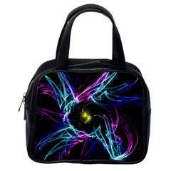 Abstract Art Color Design Lines Classic Handbag (one Side)