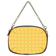 Pattern Background Texture Yellow Chain Purse (two Sides) by Sapixe