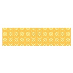 Pattern Background Texture Yellow Satin Scarf (oblong) by Sapixe