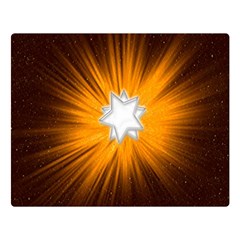 Star Universe Space Galaxy Cosmos Double Sided Flano Blanket (Large) 