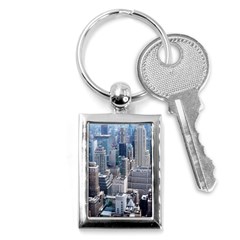 Manhattan New York City Key Chains (rectangle)  by Sapixe