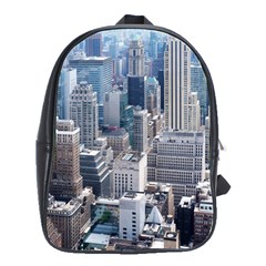 Manhattan New York City School Bag (large) by Sapixe