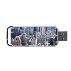 Manhattan New York City Portable Usb Flash (one Side) by Sapixe