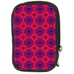 Retro Abstract Boho Unique Compact Camera Leather Case Front