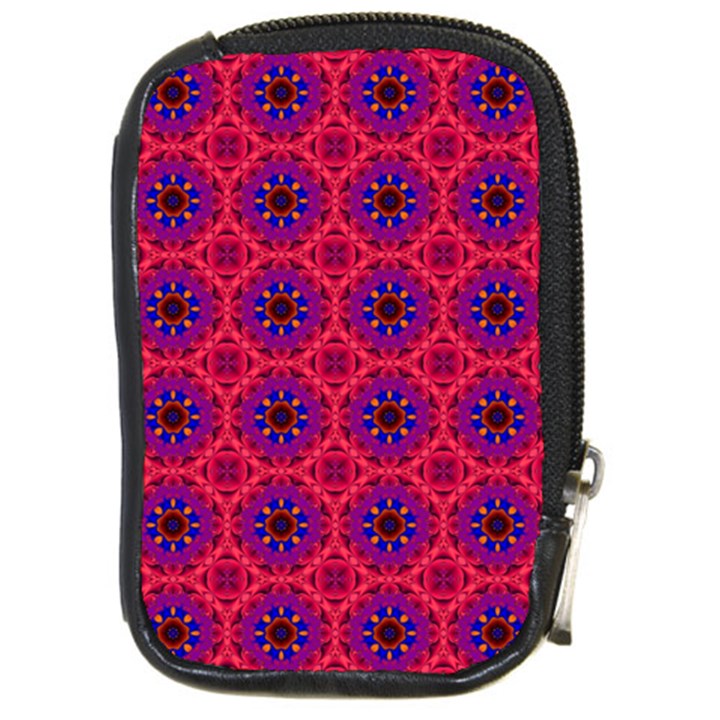 Retro Abstract Boho Unique Compact Camera Leather Case