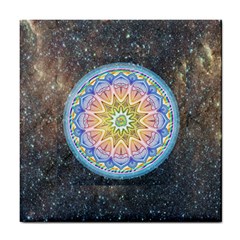 Mandala Cosmos Spirit Tile Coasters by Sapixe