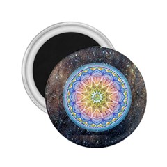 Mandala Cosmos Spirit 2 25  Magnets by Sapixe