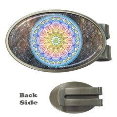 Mandala Cosmos Spirit Money Clips (oval)  by Sapixe