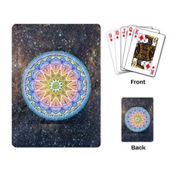 Mandala Cosmos Spirit Playing Cards Single Design by Sapixe