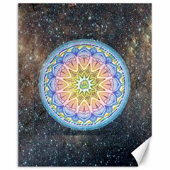 Mandala Cosmos Spirit Canvas 16  X 20  by Sapixe