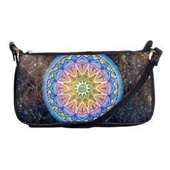 Mandala Cosmos Spirit Shoulder Clutch Bag by Sapixe