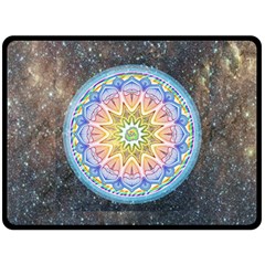 Mandala Cosmos Spirit Double Sided Fleece Blanket (large) 