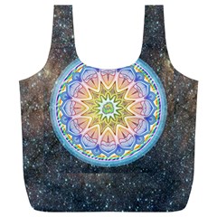 Mandala Cosmos Spirit Full Print Recycle Bag (xl) by Sapixe