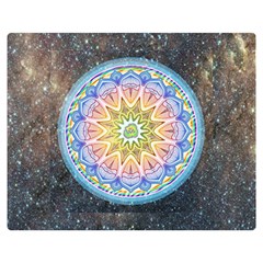 Mandala Cosmos Spirit Double Sided Flano Blanket (medium)  by Sapixe