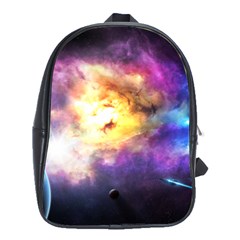 Colors Of The Planets School Bag (large) by burpdesignsA