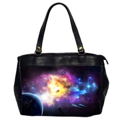 Colors Of The Planets Oversize Office Handbag (2 Sides)