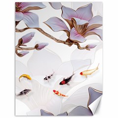 Fishes And Flowers Canvas 18  X 24  by burpdesignsA