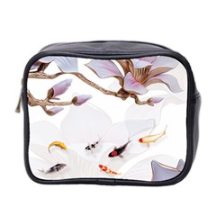 Fishes And Flowers Mini Toiletries Bag (two Sides) by burpdesignsA