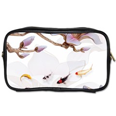 Fishes And Flowers Toiletries Bag (one Side) by burpdesignsA