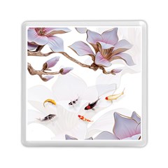 Fishes And Flowers Memory Card Reader (square) by burpdesignsA