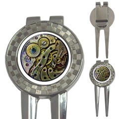  Clock Steampunk Gear  3-in-1 Golf Divots by burpdesignsA