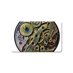  Clock Steampunk Gear  Magnet (name Card) by burpdesignsA