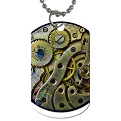  Clock Steampunk Gear  Dog Tag (two Sides) by burpdesignsA