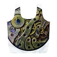  Clock Steampunk Gear  Full Print Recycle Bag (l) by burpdesignsA