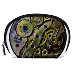  Clock Steampunk Gear  Accessory Pouch (large)