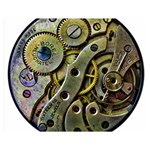  Clock Steampunk Gear  Double Sided Flano Blanket (Medium)  60 x50  Blanket Back