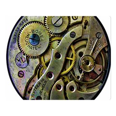  Clock Steampunk Gear  Double Sided Flano Blanket (large)  by burpdesignsA