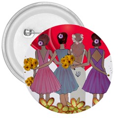 Girl Power 3  Buttons by burpdesignsA