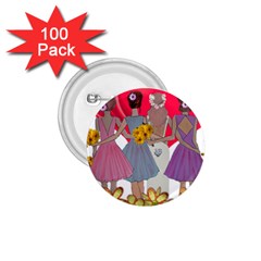 Girl Power 1 75  Buttons (100 Pack) 