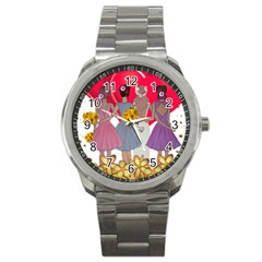 Girl Power Sport Metal Watch