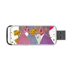 Girl Power Portable Usb Flash (one Side) by burpdesignsA