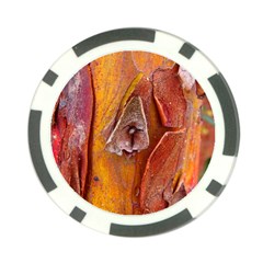 Bark Tree Texture Wood Trunk Poker Chip Card Guard by Sapixe