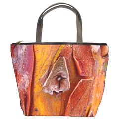 Bark Tree Texture Wood Trunk Bucket Bag by Sapixe