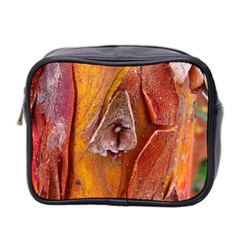 Bark Tree Texture Wood Trunk Mini Toiletries Bag (two Sides) by Sapixe