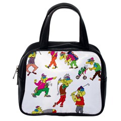 Golfers Athletes The Form Of Classic Handbag (one Side)