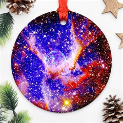 Galaxy Nebula Stars Space Universe Ornament (round) by Sapixe