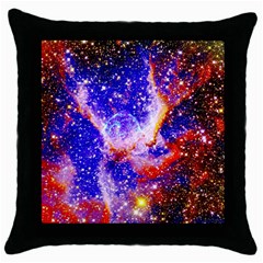 Galaxy Nebula Stars Space Universe Throw Pillow Case (black) by Sapixe