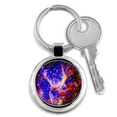 Galaxy Nebula Stars Space Universe Key Chains (round)  by Sapixe