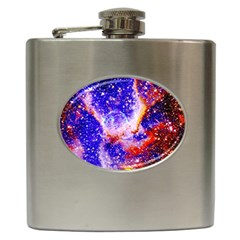 Galaxy Nebula Stars Space Universe Hip Flask (6 Oz) by Sapixe