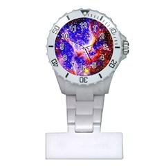 Galaxy Nebula Stars Space Universe Plastic Nurses Watch by Sapixe